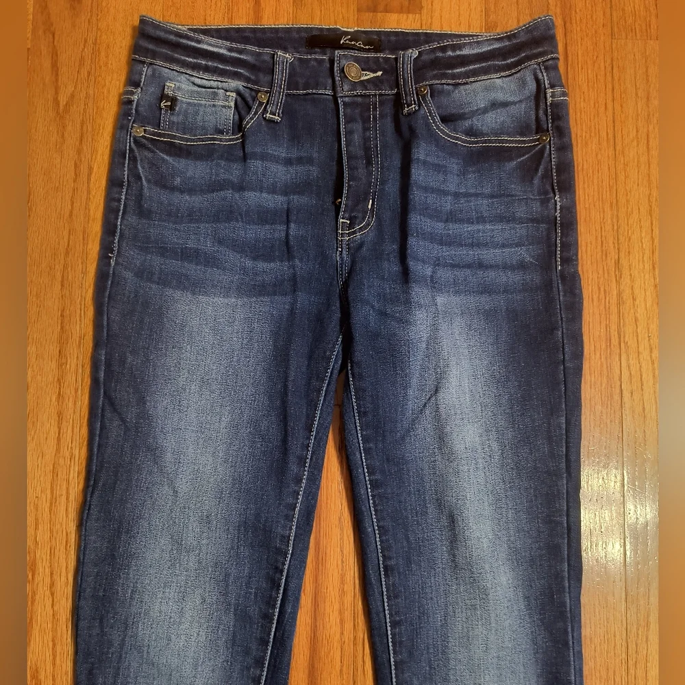 KanCan Midrise Skinny Jeans, Dark Wash, Women's Size 27/7, StyleKC7085LD - Picture 4 of 10